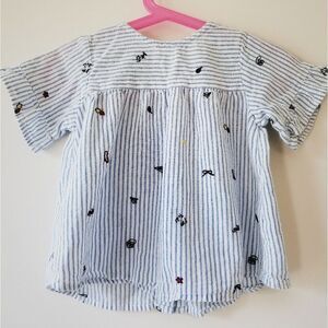 Zara babygirl short sleeve shirt
